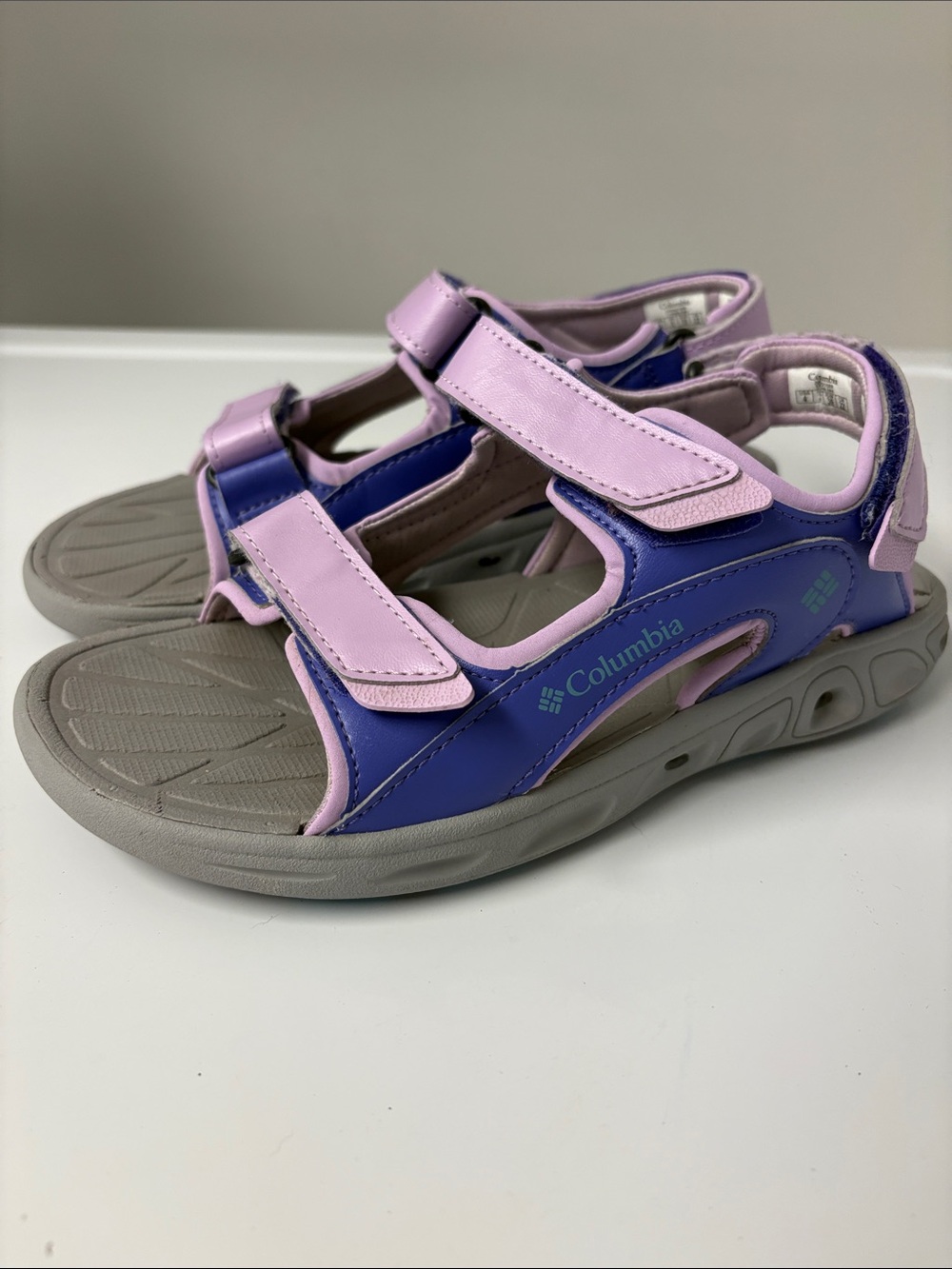 Columbia Kids Purple and Pink Adjustable Sport Sandals